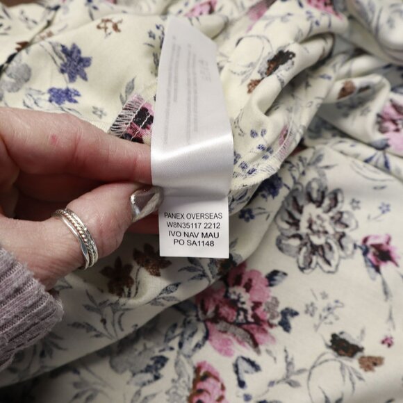 B.O.G Collective Wrap Dress Womens M Ivory Romantic Boho Garden Party Feminine - Picture 9 of 16